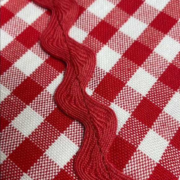 Martha Stewart Red Gingham Kitchen Linens 100%Cotton - Picture 6 of 6